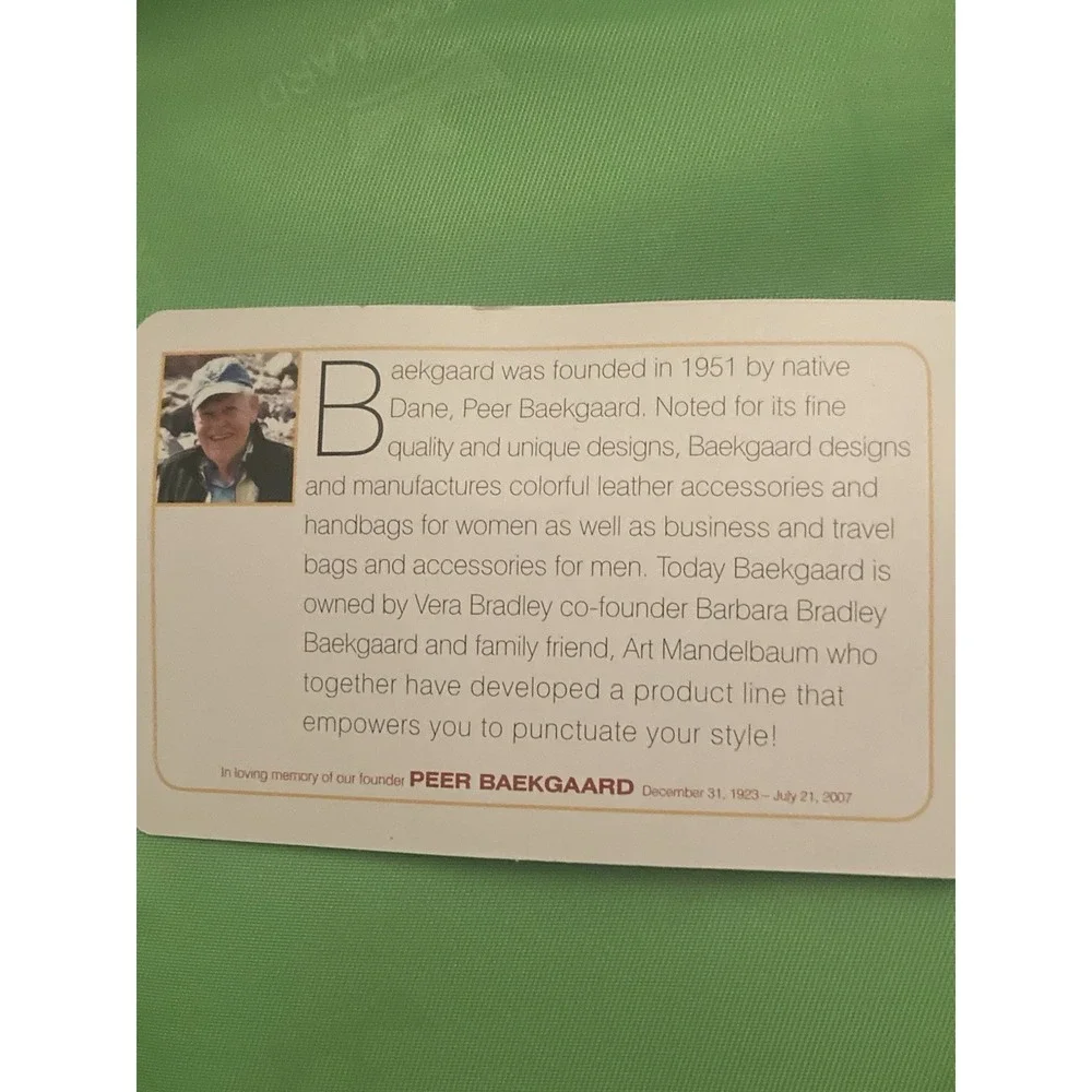 Baekgaard Genuine‎ Leather Gathered Clutch Bag Cotton Candy Blue Lime NWT - Picture 4 of 11